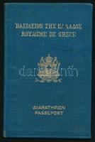 1952 Görög fényképes útlevél / Greek passport
