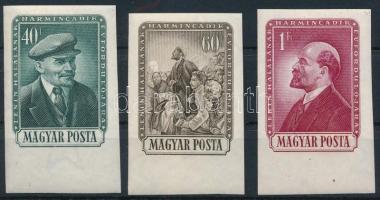 1954 V. I. Lenin (I.) ívszéli vágott sor (22.000)