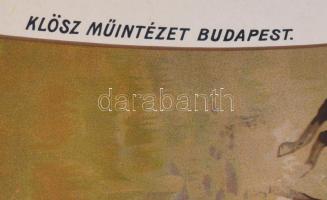 cca 1910 Pestvidéki Versenyegylet, lovassport plakát, litográfia, Klösz Műintézet, hajtásnyomokkal, ...