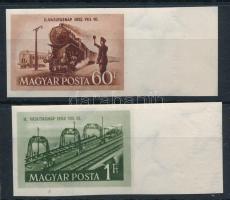 1952 Vasutasnap luxus ívszéli vágott sor (7.000)