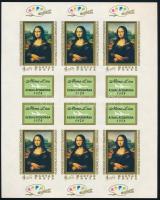 1974 Mona Lisa vágott kisív (30.000)