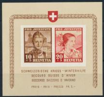 Svájc 1941 Pro Juventute blokk Mi 6 (Mi EUR 110.-) ( ránc / crease)