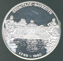 Németország 1980. "Markgräfin Wilhelmine" Ag emlékérem T:PP! 15g