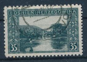 1906 35H bélyeg 9:12:10:10 vegyes fogazással