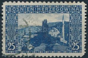 1906 25H bélyeg 9:12:12:10 vegyes fogazással