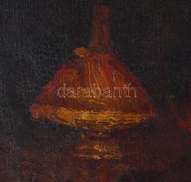 Réti István (1872-1945): Olvasó férfi. Olaj, vászon, jelzés nélkül, hátoldalán Magyar Nemzeti Galéri...