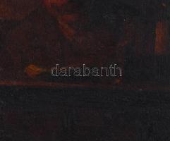 Réti István (1872-1945): Olvasó férfi. Olaj, vászon, jelzés nélkül, hátoldalán Magyar Nemzeti Galéri...