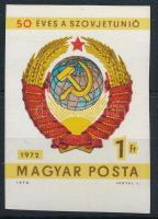 1972 50 éves a Szovjetunió vágott bélyeg