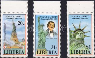 100. Jahre Freiheitsstatue Satz, 100 éves a new yorki szabadságszobor sor, 100th birthday of the Statue of Liberty set