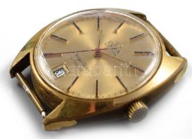 Doxa Conquistador Automatic automata karóra, szíj nélkül, működik, üvege sérült, napkijelzéssel, d: ...