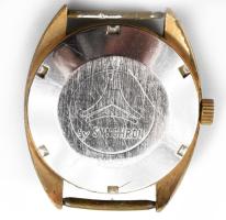 Doxa Conquistador Automatic automata karóra, szíj nélkül, működik, üvege sérült, napkijelzéssel, d: ...