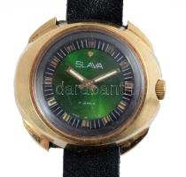 Slava 17 köves karóra, mechanikus, karccal, működik, d: 22 mm