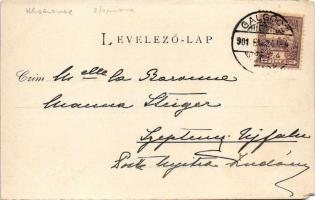 1901 Galgóc, Frasták, Hlohovec; 200 év előtt, metszet. Szold Jakab kiadása / 200 years ago, engravin...