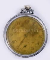 Chronometre Tegra zsebóra, fém tok, fakult számlap, elindul, de megáll, d: 5 cm