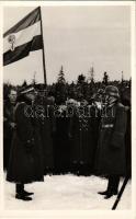 1939 Uzsok, Uzok, Uzhok; Magyar-Lengyel baráti találkozás a visszafoglalt ezeréves határon / Hungarian-Polish meeting on the historical border, military, irredenta
