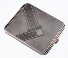 Ezüst (Ag) tárca, jelzett, 8x10 cm, bruttó 142g