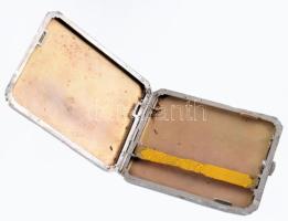 Ezüst (Ag) tárca, jelzett, 8x10 cm, bruttó 142g