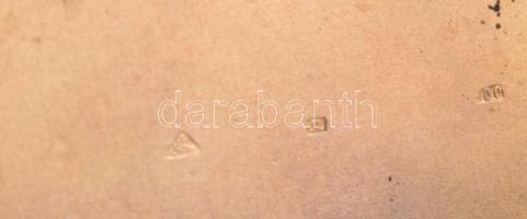 Ezüst (Ag) tárca, jelzett, 8x10 cm, bruttó 142g