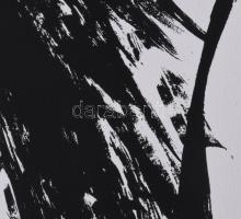 Nádler István (1938-): Niké (cím nélkül), 1991. Szitanyomat, papír. Jelzett. Számozott: 77/100. Az 1...