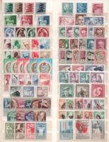 1946-1959 42 db sor + 5 db önálló bélyeg rendező berakólap mindkét oldalán (78.200)