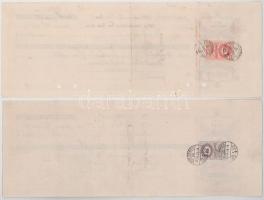 1930-1942. Budapest 14db 10f - 3p 60f 14xklf névértékű kitöltött váltó T:XF-F