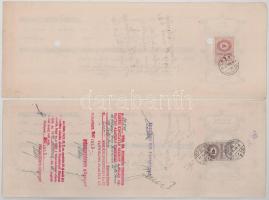 1930-1942. Budapest 14db 10f - 3p 60f 14xklf névértékű kitöltött váltó T:XF-F