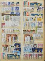 Érdekes vegyes anyag a klasszikusoktól kb 2000-ig, 7 db Schaubek nagy berakólapon