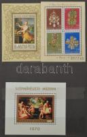 Gyűjtemény az 1960-70-es évekből, 5 db 10 lapos, közepes berakóban, dobozban