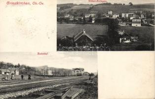Grieskirchen with railway station