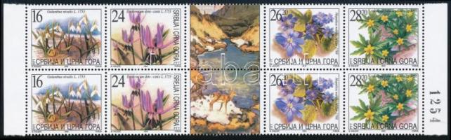 2003 A tavasz hírnökei Mi 3116-3119 2 összefüggő szelvényes ötöscsík