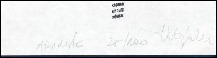 Tóth Gábor (1950-2019): Casio CP-8. Ofszet nyomat, papír. Jelzett. Számozott: 25/100. Az 1991-ben me...