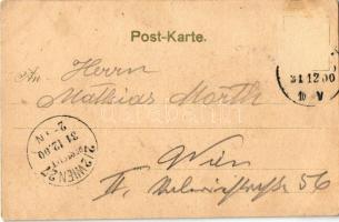 1900 Mit hundertfünfzig Kilo, Fahrt der am Radel noch... / kerékpáros humor / bicycle riding humour ...