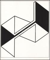 Nádler István (1938-): Apám emlékére, 1973. Szitanyomat, papír. Jelzés nélkül. 32,5x28 cm