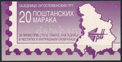 1993 Mi 2601 IIC 1996 évszámmal, 20 darabos bélyegfüzet