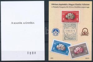 2025 Magyar bélyegek katalógusa emlékív pár "A kiadók ajándéka"