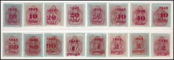 1945 Kisegítő portó sor. Mindössze 27.800 db teljes sor létezhet!