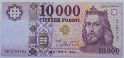 2015. 10.000Ft "AD 2566782" T:UNC,AU