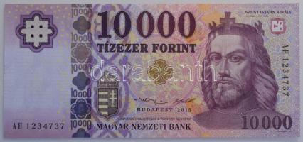 2015. 10.000Ft "AH 1234737" T:UNC,AU