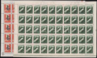 1959 Madarak hajtatlan teljes ívsor (30f XIII B vízjellel)