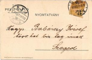 1902 Pesti Napló előfizetés ajándék Zichy Mihály albummal. reklám / Hungarian newspaper advertisemen...