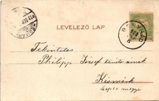 1903 Pesti Napló előfizetés ajándék Zichy Mihály albummal. reklám / Hungarian newspaper advertisemen...