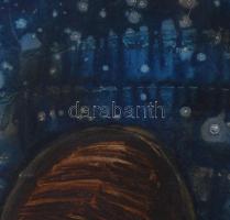 Sz. Győrfy Klára (1925-2008): Lány (női akt). Olaj, farost, jelezve jobbra fent. Fakeretben. Hátolda...