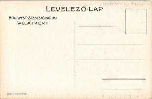 Budapest XIV. Budapest Székesfővárosi Állatkert reklámlapja: fekete párduc. Székesfővárosi Házinyomd...