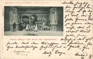 1898 Meran theatre interior with ´Peter Mayr´