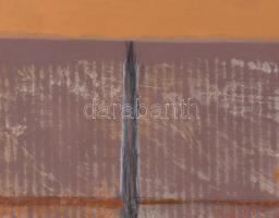 Misch Ádám (1935-1995): Számok és körök (cím nélkül), 1980-as évek eleje. Akril, ceruza, kréta, faro...