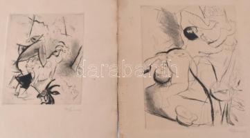 Szenes András, André Szenes (1895-1957): Chaqu' un son gout (Erotikus-pornográf album 14 db gra...