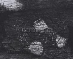 Varga Gedő Zalán Zoltán (-): Terek 4, 2005. Litográfia, papír, jelzett, művészpéldány EA I/II számoz...