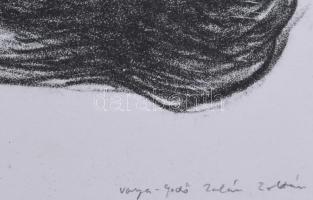 Varga Gedő Zalán Zoltán (-): Terek 4, 2005. Litográfia, papír, jelzett, művészpéldány EA I/II számoz...