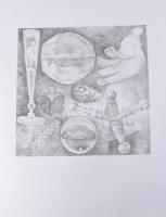 Zemlényi Csaba (1943-): Litho. Litográfia, papír, jelzett, művészpéldány a/p III/XV számozással, 42x...