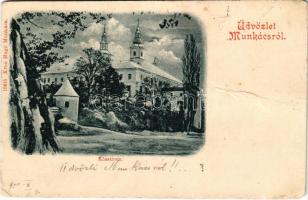 1900 Munkács, Mukacheve, Mukacevo; Klastrom. Kroó Hugó kiadása / monastery (fa)